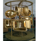 Machine multi en céramique de placage à l'or de vide de l'ion PVD d'arc de Sanitaryware de rendement élevé de grande capacité