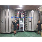 Machine de revêtement titanique du vide PVD de double Ti à haute production de chambres pour de petites pièces de matériel de l'acier inoxydable solides solubles