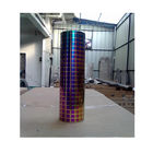 Machine forte de métallisation sous vide du tube PVD de pot d'échappement d'acier inoxydable de moto d'adhérence de film pour la couleur d'arc-en-ciel