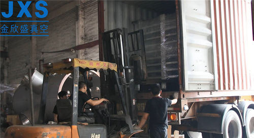 Dernières nouvelles de l'entreprise Machine de revêtement PVD pour carreaux de céramique sous vide JXS expédiée en Iran
