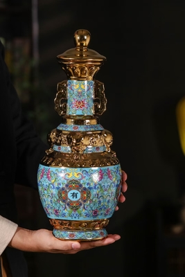 Machine de revêtement PVD à couche d'or en céramique de grande capacité de haute qualité