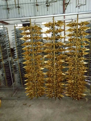 Fabrication de revêtements PVD pour porte en acier inoxydable