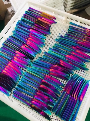 1 an de garantie Manche de porte en acier inoxydable Système de coloration électrique PVD