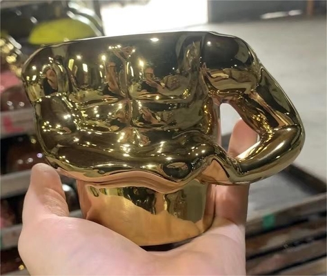 Mechine de revêtement sous vide à haute capacité de production de carreaux de céramique d'or et d'argent