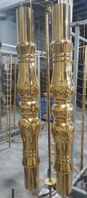 équipement de revêtement PVD de tôle de mobilier SS inox, machine de revêtement de titane