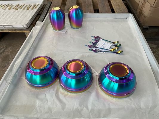 Machines de revêtement sous vide en céramique de PVD Équipement de revêtement sous vide en PVD pour le revêtement de couleur or