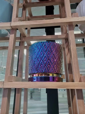 Machine de revêtement sous vide PVD à couleur arc-en-ciel pour tuyaux d'échappement en acier inoxydable