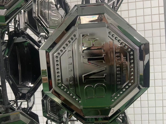 Efficacité énergétique Barre de pare-chocs en acier inoxydable pour voiture Machine de revêtement PVD à ions d'or multi-arc