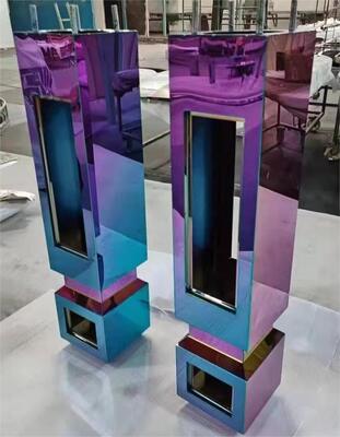 Machine de revêtement sous vide PVD à arc-en-ciel entièrement automatique avec éclat de gradient et garantie d'un an