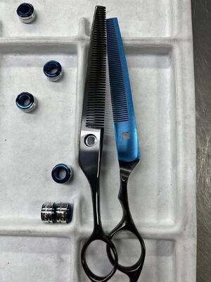 Ciseaux avec revêtement sous vide PVD multicolore, antirouille et surface lisse pour un usage quotidien