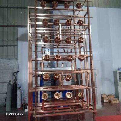 Machine de revêtement PVD résistant aux rayures de grande capacité avec contrôle automatique complet pour les écrans en acier inoxydable