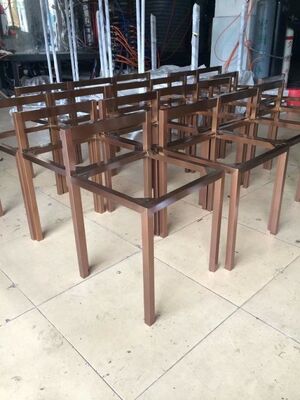 Scratch Resistant Full Coverage PVD Plating Equipment for Large Metal Furniture Frames and Hardware