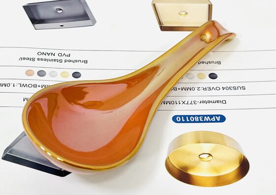 Low Temperature Non-Damage PVD Plating Unit With Food Grade Non-toxic Anti-corrosion Coating For Ceramic Tableware