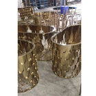 Équipement titanique de revêtement de taille d'acier inoxydable de couverts de vaisselle de cuisine de meubles de l'ion multi fait sur commande PVD d'arc
