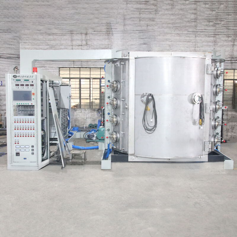Machine compacte à vide à petite cavité avec film mince métallique multicolore et système de contrôle automatique complet