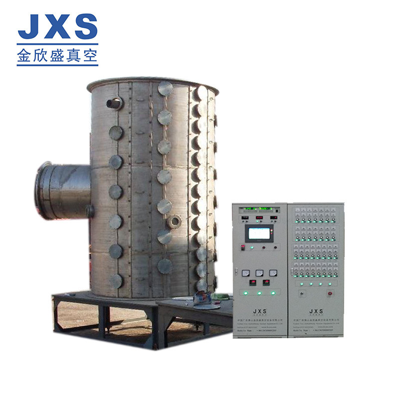 Machine de métallisation sous vide du tube PVD de tuyau de meubles d'acier inoxydable de chargement vertical pour la couleur d'or de Rose d'or