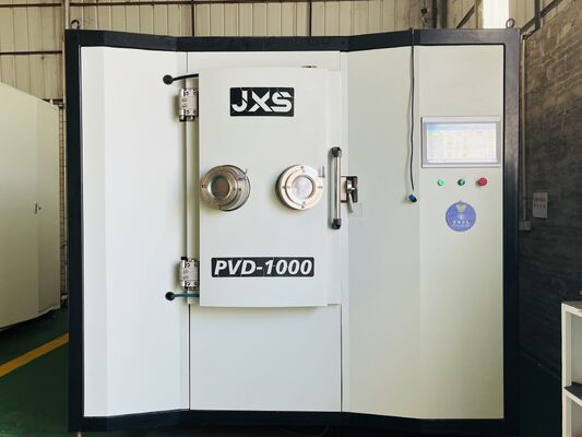 Un bon prix. Machine de revêtement sous vide PVD avec système de contrôle entièrement automatique et chambre à vide sur mesure pour pièces d'horlogerie et petite quincaillerie en ligne