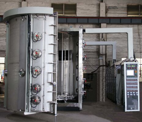 Un bon prix. Machine de revêtement sous vide à pulvérisation par magnétron entièrement automatique pour pièces de travail en carreaux en céramique avec plusieurs finitions métalliques en ligne