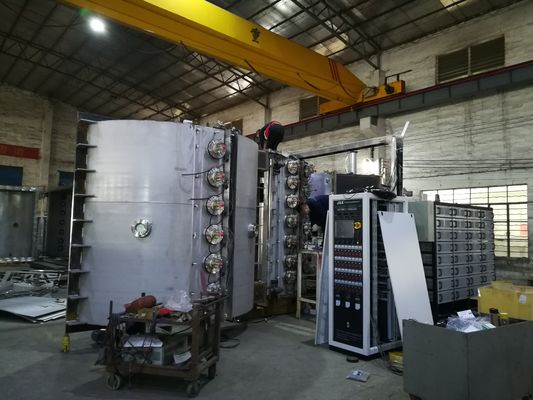 Un bon prix. Avant vertical d'arc du dépôt PVD de machine cathodique de métallisation sous vide ouvert en ligne