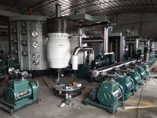 Un bon prix. Usine de revêtement titanique de l'acier inoxydable PVD en métal, machine décorative de métallisation sous vide en ligne
