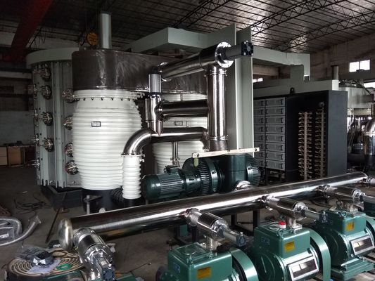 Un bon prix. Refroidissement indirect de machine de revêtement des couverts PVD de vaisselle de vaisselle plate d'acier inoxydable en ligne