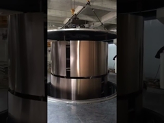 Machine de revêtement sous vide de tôles d'acier inoxydable