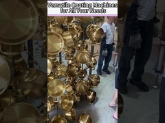 Machine de revêtement sous vide PVD à haute vitesse de dépôt pour la couleur or